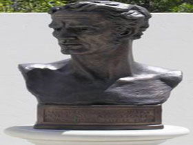 Adam Lindsay Gordon Bronze Bust - Accommodation Sunshine Coast 0