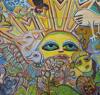 The Painting of Life by Mirka Mora - Accommodation Sunshine Coast
