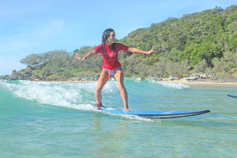 Rainbow Beach Surf Lesson Australia\'s Longest Wave 4X4 Adventure - Accommodation Sunshine Coast 0