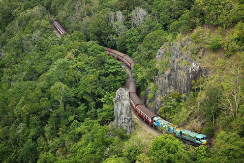 Cairns 4WD Waterfall And Rainforest Tour Including Kuranda Scenic Railway - Accommodation Sunshine Coast 0