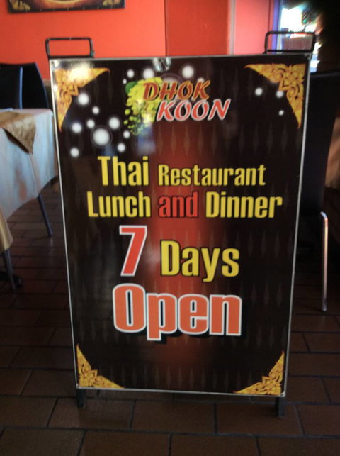 Dhok Koon Thai Restaurant - Accommodation Sunshine Coast 1