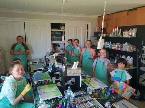 School Holidays - Kids Art Class - Painting - Accommodation Sunshine Coast 0