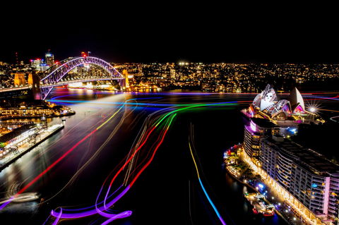 Vivid Sydney Harbour Dinner Cruises – Australian Cruise Group - Accommodation Sunshine Coast 1