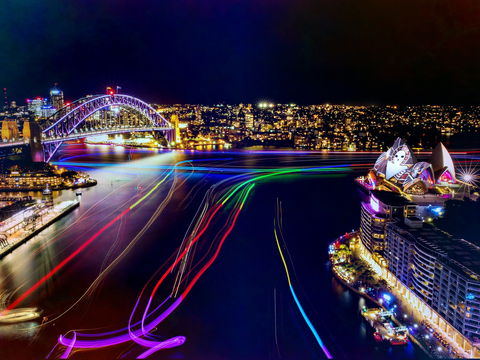 Vivid Sydney Dinner Cruise - Accommodation Sunshine Coast 1