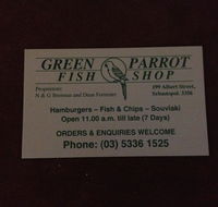 Green Parrot Takeaway - Accommodation Sunshine Coast