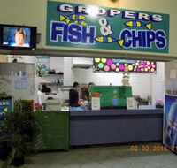 Gropers fish n chips - Accommodation Sunshine Coast