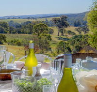 The Farmhouse - grape vines and rolling green hills - Accommodation Sunshine Coast