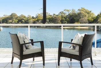 Riverfront With Jetty, Ideal For Families with Accommodation Sunshine Coast