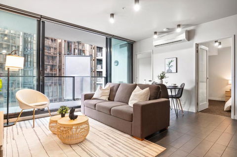 Rooftop Pool 2BR Apt At Marvel Stadium With Free Parking - Accommodation Sunshine Coast 0