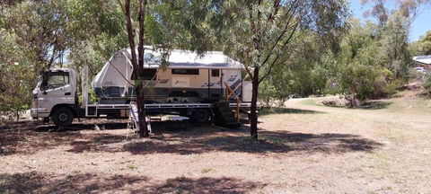 RV Caravan In Rural Setting On Edge Of Town Close To AgQuip - Accommodation Sunshine Coast 0