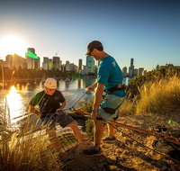Abseiling the Kangaroo Point Cliffs in Brisbane