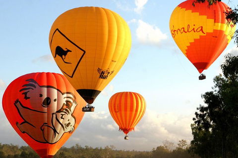 Natural Bridge & Springbrook Waterfalls Tour + Hot Air Balloon With Breakfast - Accommodation Sunshine Coast 0