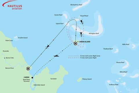 Fly To Green Island - Cruise Return - Accommodation Sunshine Coast 0