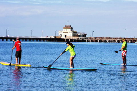 Private Stand-Up Paddle Board Lesson At St Kilda - Accommodation Sunshine Coast 1