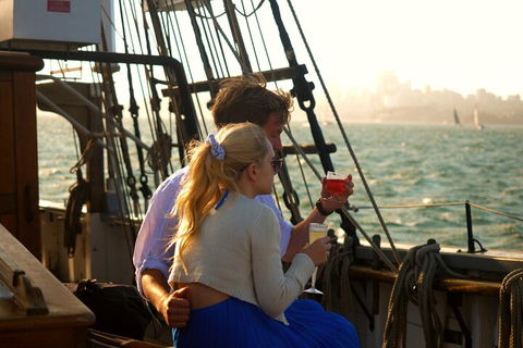 Sydney Harbour Tall Ship Wine & Canapes Evening Cruise - Accommodation Sunshine Coast 1